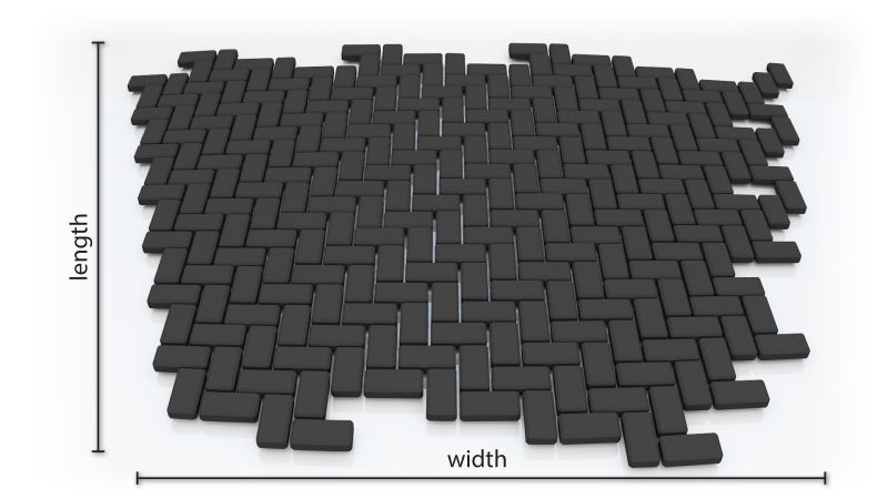 Paving store blocks calculator